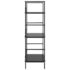 vidaXL 3-Layer Book Shelf Black 60x27.6x90.5 cm Engineered Wood - Image 5