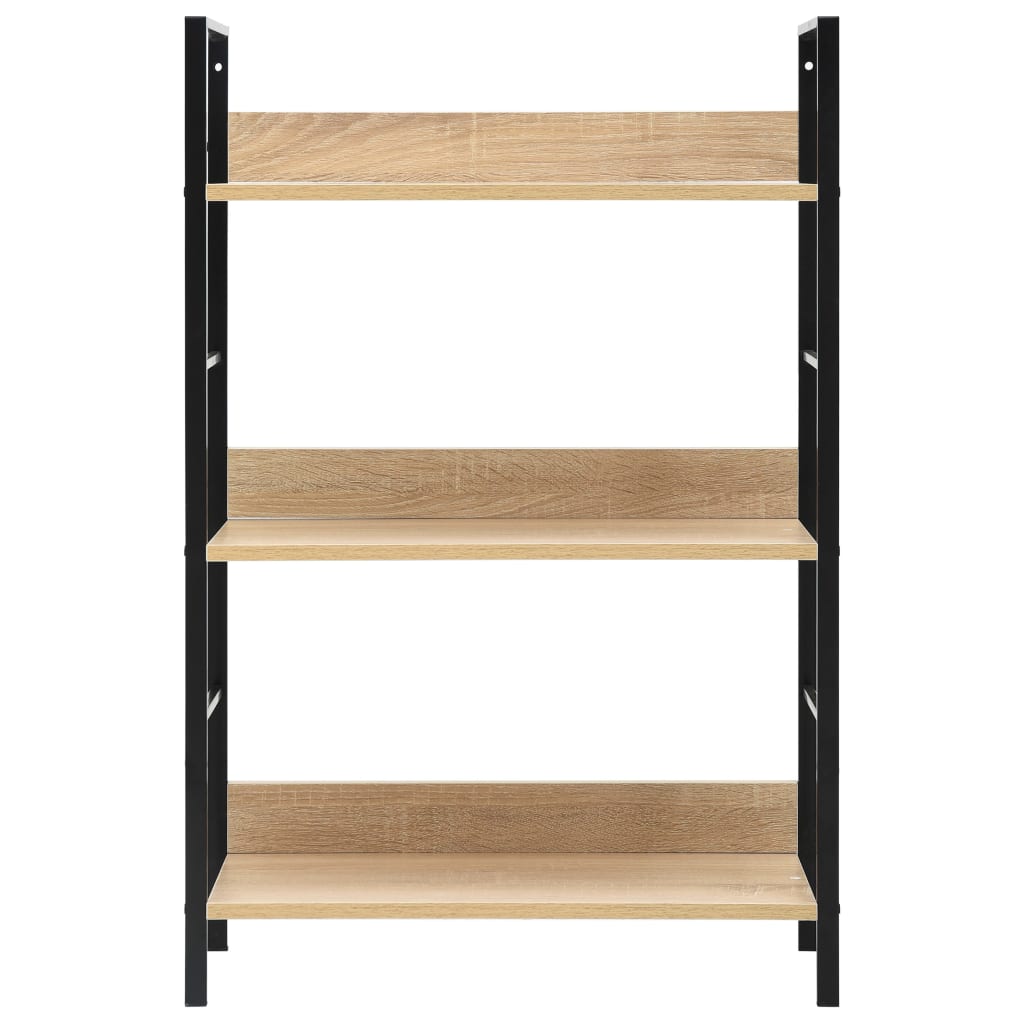 8719883890555_g_en_hd_2 vidaXL 3-Layer Book Shelf Oak 60x27.6x90.5 cm Engineered Wood - Image 4