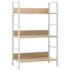 vidaXL 3-Layer Book Shelf Oak 60x27.6x90.5 cm Engineered Wood