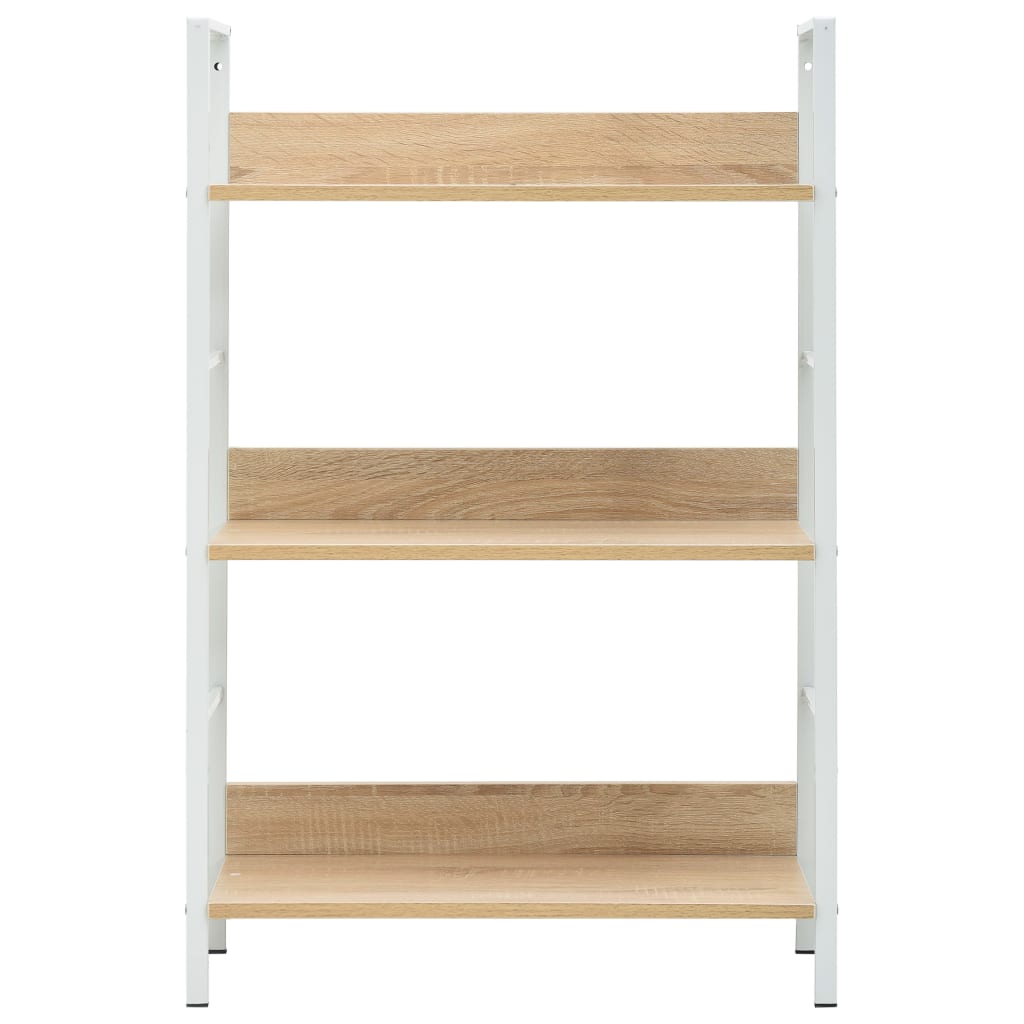 8719883890579_g_en_hd_2 vidaXL 3-Layer Book Shelf Oak 60x27.6x90.5 cm Engineered Wood - Image 4