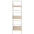 vidaXL 3-Layer Book Shelf Oak 60x27.6x90.5 cm Engineered Wood - Image 5