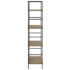 vidaXL 4-Layer Book Shelf Oak 60x27.6x124.5 cm Engineered Wood - Image 5