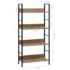 vidaXL 4-Layer Book Shelf Oak 60x27.6x124.5 cm Engineered Wood - Image 8
