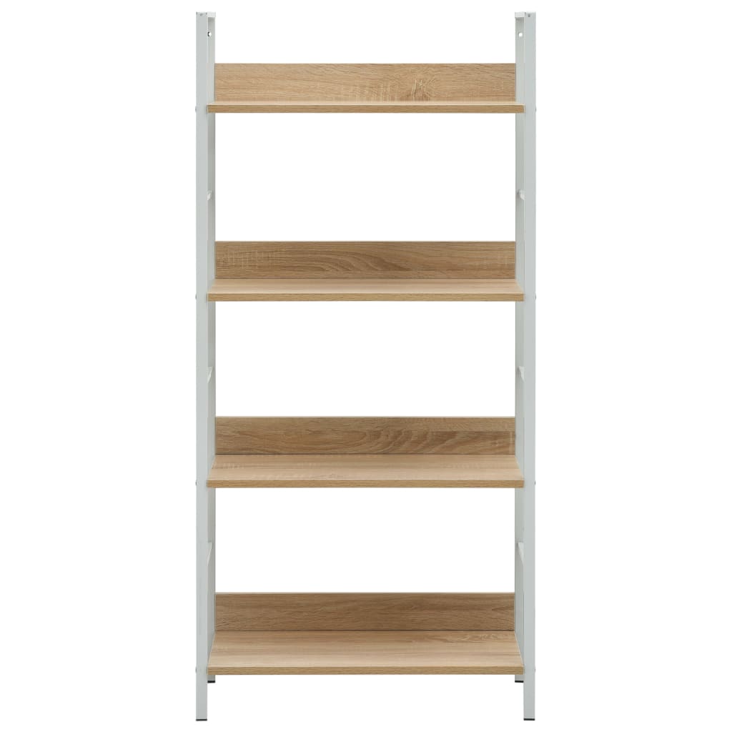 8719883890616_g_en_hd_2 vidaXL 4-Layer Book Shelf Oak 60x27.6x124.5 cm Engineered Wood - Image 4