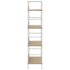 vidaXL 4-Layer Book Shelf Oak 60x27.6x124.5 cm Engineered Wood - Image 5