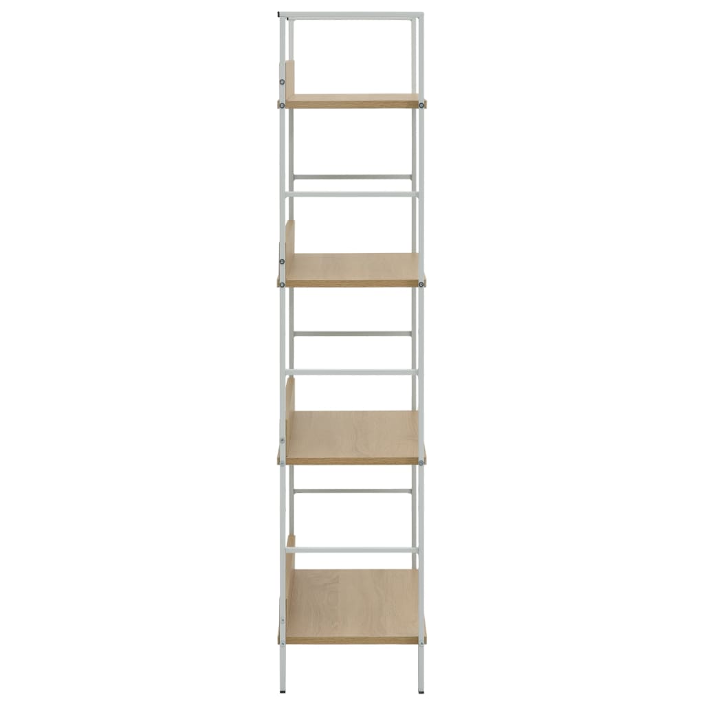 8719883890616_g_en_hd_3 vidaXL 4-Layer Book Shelf Oak 60x27.6x124.5 cm Engineered Wood - Image 5