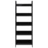 vidaXL 5-Layer Book Shelf Black 60x27.6x158.5 cm Engineered Wood - Image 4