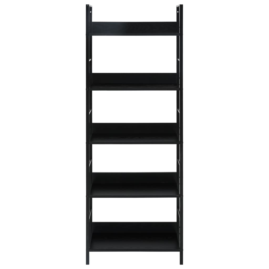 8719883890623_g_en_hd_2 vidaXL 5-Layer Book Shelf Black 60x27.6x158.5 cm Engineered Wood - Image 4