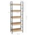 vidaXL 5-Layer Book Shelf Oak 60x27.6x158.5 cm Engineered Wood - Image 8