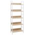 vidaXL 5-Layer Book Shelf Oak 60x27.6x158.5 cm Engineered Wood