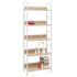 vidaXL 5-Layer Book Shelf Oak 60x27.6x158.5 cm Engineered Wood - Image 2