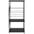 vidaXL Microwave Cabinet Black 60x39.6x79.5 cm Engineered Wood - Image 4