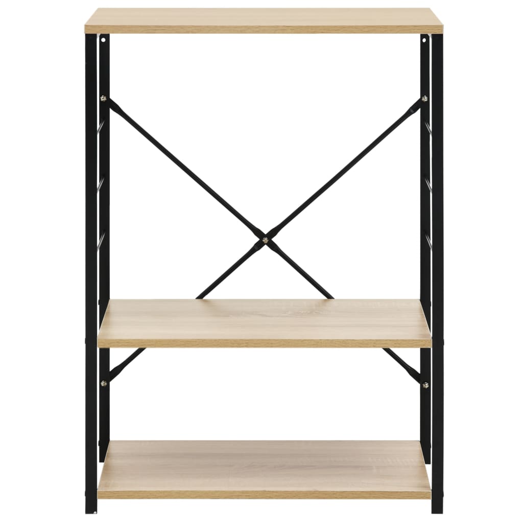 8719883890715_g_en_hd_1 vidaXL Microwave Cabinet Black and Oak 60x39.6x79.5 cm Engineered Wood - Image 3
