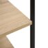 vidaXL Microwave Cabinet Black and Oak 60x39.6x79.5 cm Engineered Wood - Image 5