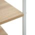vidaXL Microwave Cabinet White and Oak 60x39.6x79.5 cm Engineered Wood - Image 5