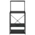 vidaXL Microwave Cabinet Black 60x39.6x123 cm Engineered Wood - Image 3
