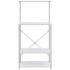 vidaXL Microwave Cabinet White 60x39.6x123 cm Engineered Wood - Image 3