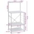 vidaXL Microwave Cabinet White 60x39.6x123 cm Engineered Wood - Image 8