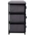 vidaXL Storage Cabinet with 6 Drawers 55x29x55 cm Grey Steel - Image 6