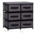 vidaXL Storage Cabinet with 6 Drawers 55x29x55 cm Grey Steel - Image 10