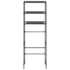 vidaXL 3-Tier Storage Rack over Toilet Black 53x28x169 cm - Image 4