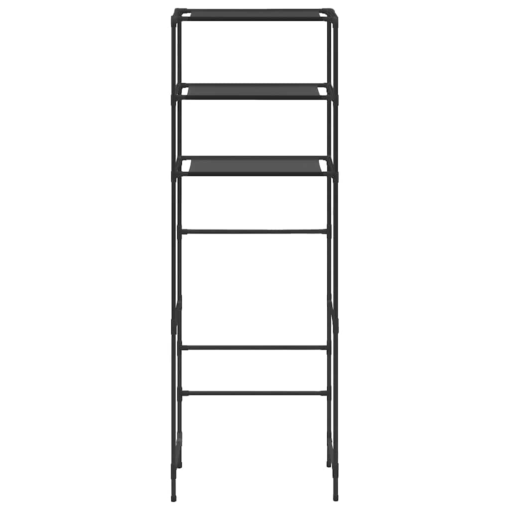 8719883890982_g_en_hd_1 vidaXL 3-Tier Storage Rack over Toilet Black 53x28x169 cm - Image 4
