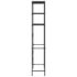 vidaXL 3-Tier Storage Rack over Toilet Black 53x28x169 cm - Image 5