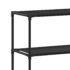 vidaXL 3-Tier Storage Rack over Toilet Black 53x28x169 cm - Image 7