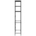 vidaXL 3-Tier Storage Rack over Laundry Machine Black 69x28x169 cm - Image 5