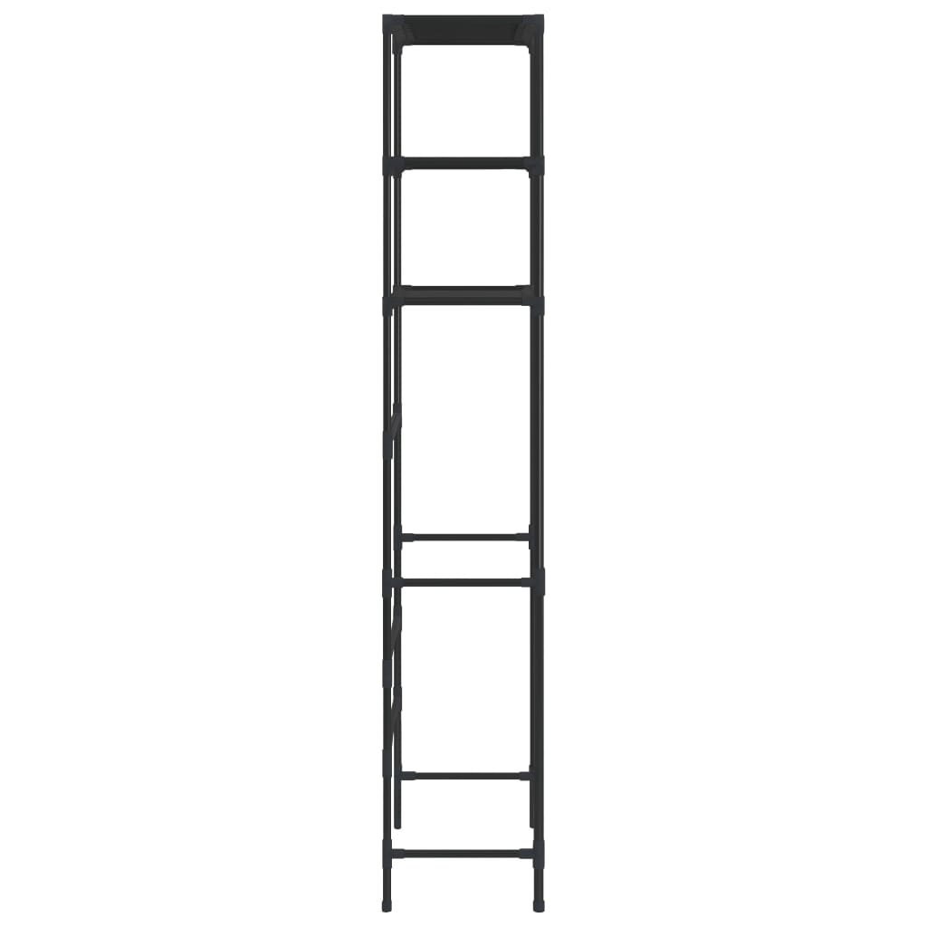 8719883890999_g_en_hd_2 vidaXL 3-Tier Storage Rack over Laundry Machine Black 69x28x169 cm - Image 5