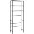 vidaXL 3-Tier Storage Rack over Laundry Machine Black 69x28x169 cm - Image 6