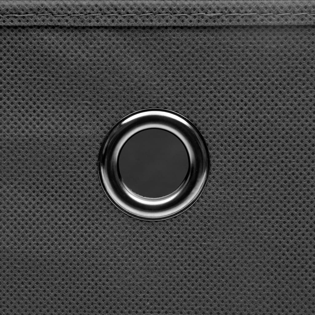 8719883891040_g_en_hd_4 vidaXL Storage Boxes with Lids 4 pcs Grey 32x32x32 cm Fabric - Image 5