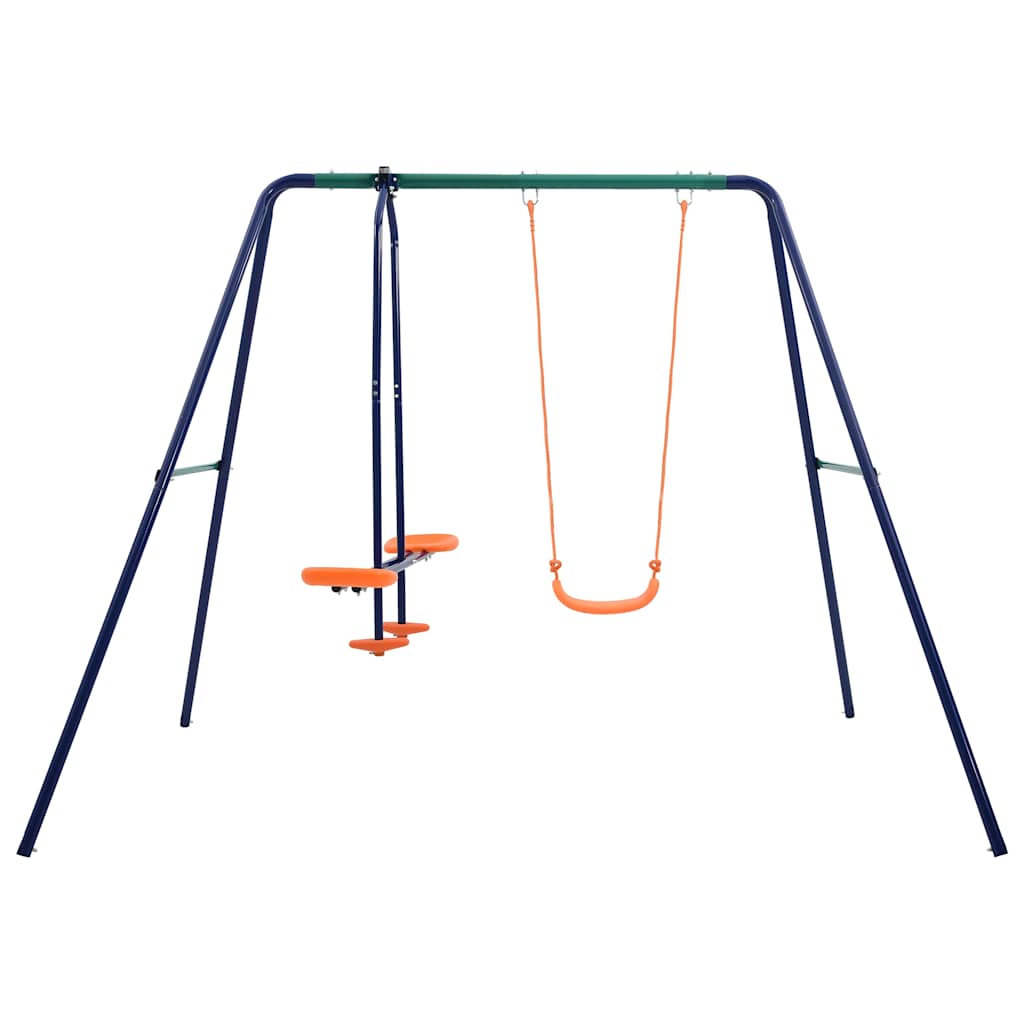 8719883891507_g_en_hd_1 vidaXL Swing Set with 3 Seats Steel - Image 2