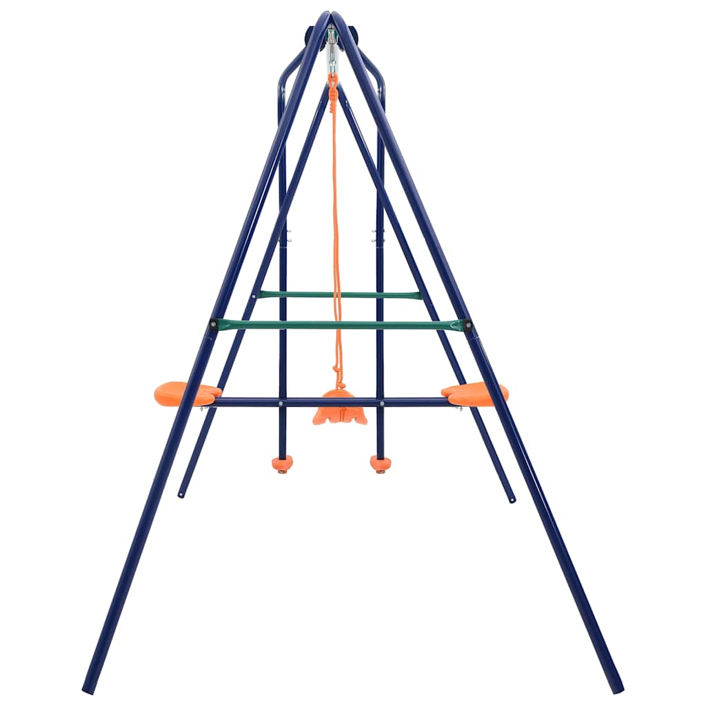 8719883891507_g_en_hd_2 vidaXL Swing Set with 3 Seats Steel - Image 3