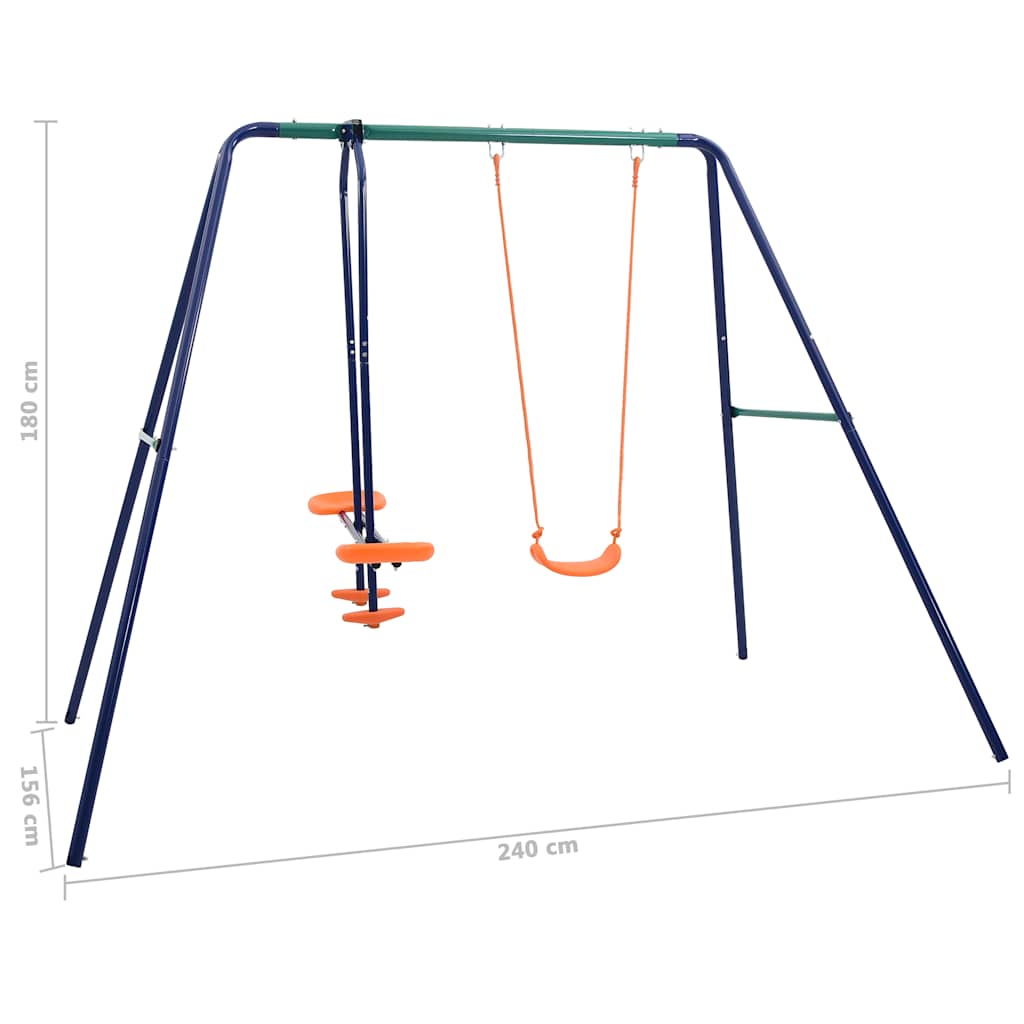 8719883891507_g_en_hd_8 vidaXL Swing Set with 3 Seats Steel - Image 9