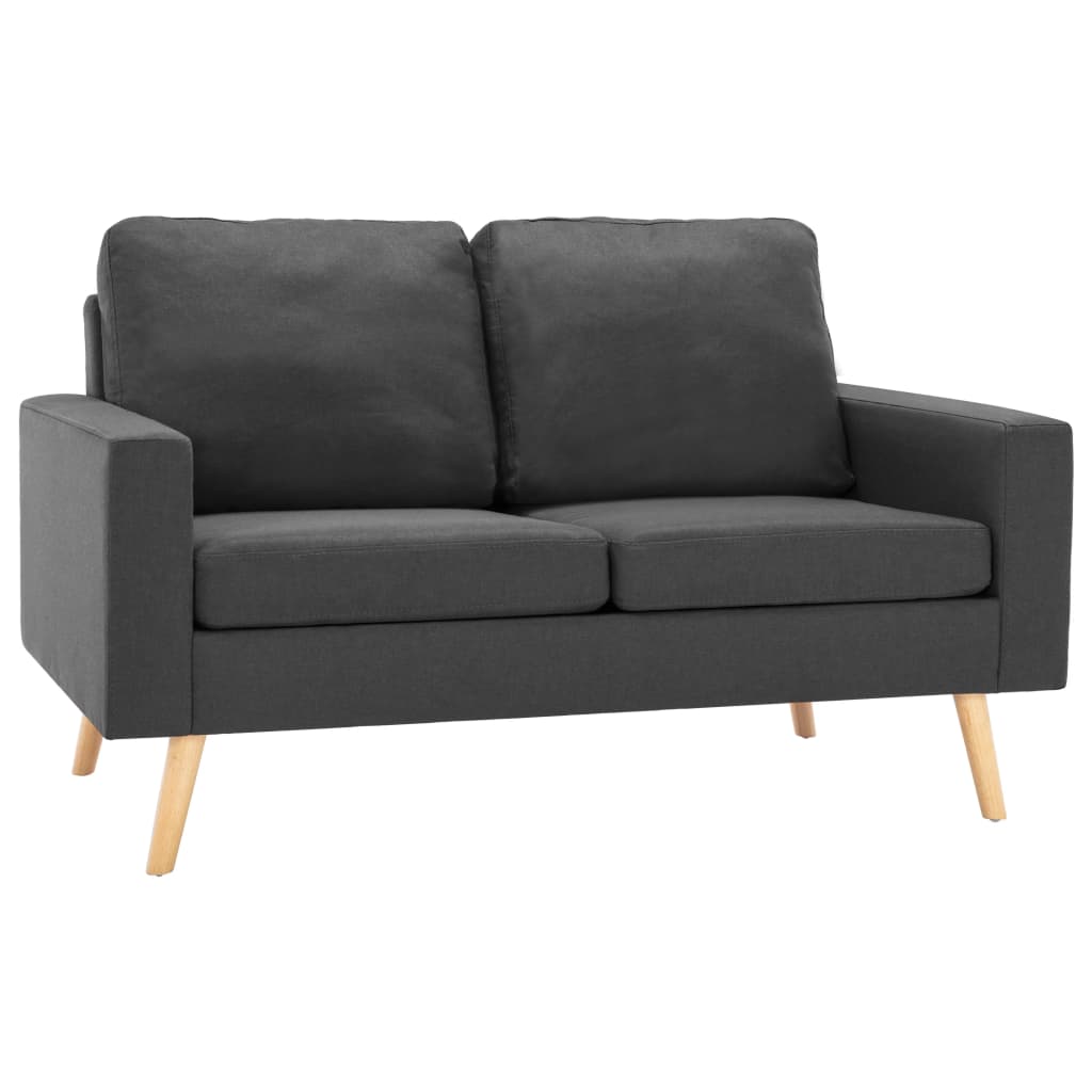 8719883892634_a_en_hd_1 vidaXL 2-Seater Sofa Dark Grey Fabric - Image 2