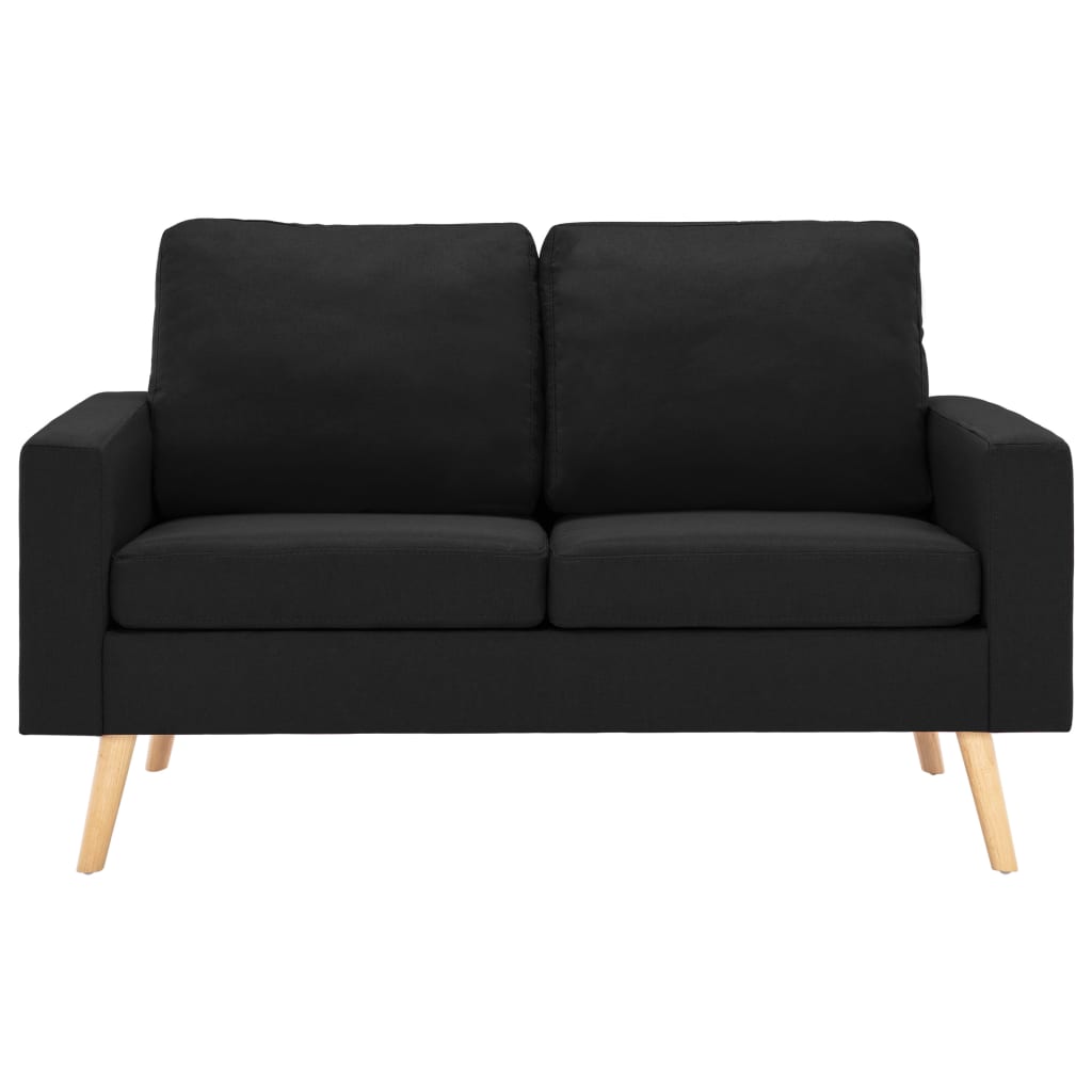 8719883892719_g_en_hd_1 vidaXL 2-Seater Sofa Black Fabric - Image 3