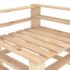 vidaXL 6 Piece Garden Lounge Set Pallets Wood - Image 6
