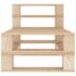 vidaXL 6 Piece Garden Lounge Set Pallets Wood - Image 8
