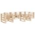 vidaXL 7 Piece Garden Lounge Set Pallets Wood