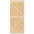 vidaXL Door 80x210 cm Solid Pine Wood - Image 2