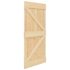 vidaXL Door 100x210 cm Solid Pine Wood - Image 3