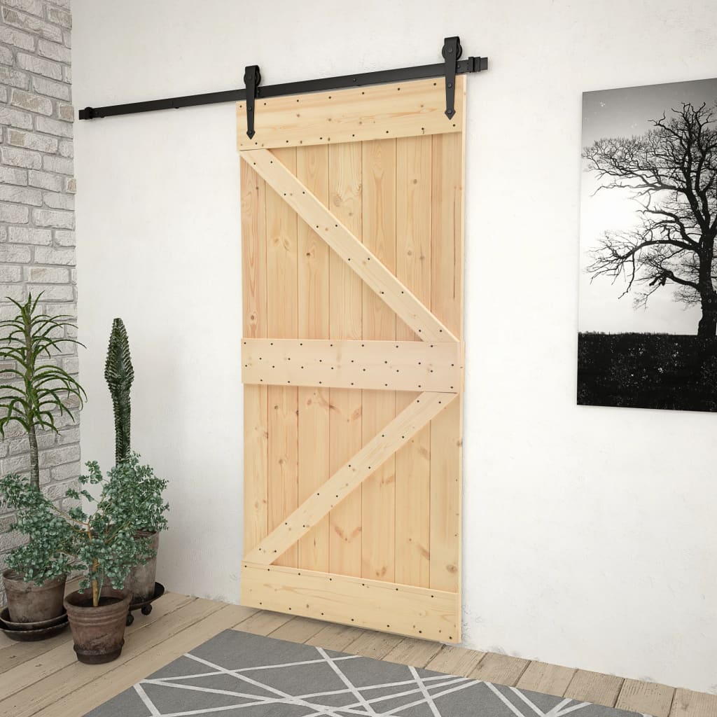 8719883909684_m_en_hd_1 vidaXL Door 100x210 cm Solid Pine Wood - Image 1