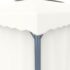 vidaXL Gazebo with Curtain 3x3 m Cream White Aluminium - Image 5