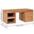 vidaXL Coffee Table 90x50x40 cm Solid Teak Wood - Image 7