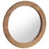 vidaXL Wall Mirror 60 cm Teak Round - Image 2