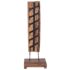 vidaXL Wine Rack for 6 Bottles 35x35x100 cm Solid Teak Wood - Image 2