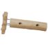 vidaXL Wine Rack for 8 Bottles 40x30x80 cm Solid Teak Wood - Image 4