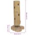 vidaXL Wine Rack for 8 Bottles 40x30x80 cm Solid Teak Wood - Image 7