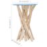 vidaXL Coffee Table with Glass Top 35x35x50 cm Solid Teak Wood - Image 3